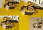 Золотое кольцо Zancan с черными и белыми бриллиантами