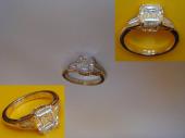 Золотое кольцо Chaumet с бриллиантом 1,9ct