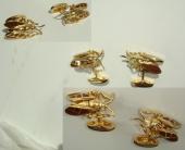Золотые запонки Faberge 
