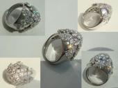 Золотое кольцо Damiani Anello с бриллиантами 4,5ct