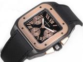 Часы Cartier Santos 100 XL Titan-Gold