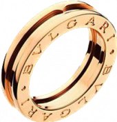 Золотое кольцо Bvlgari B.Zero 1 rose gold